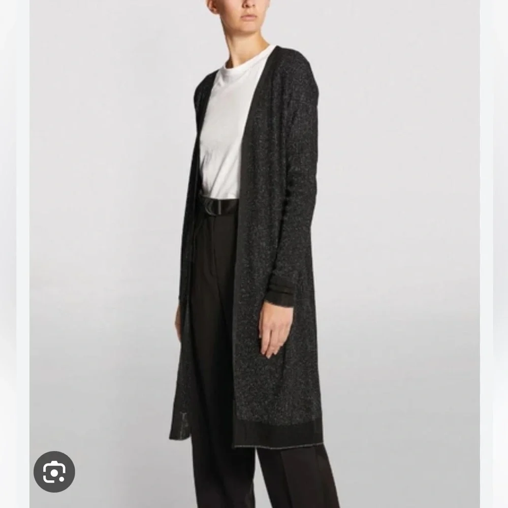 Rag & Bone Metallic Wool Blend Duster Cardigan - Picture 10 of 10